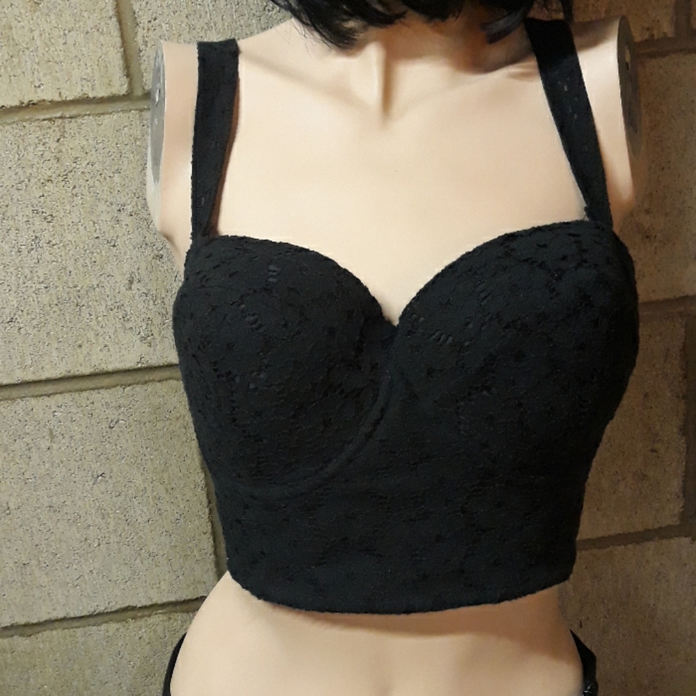 Lace bustier